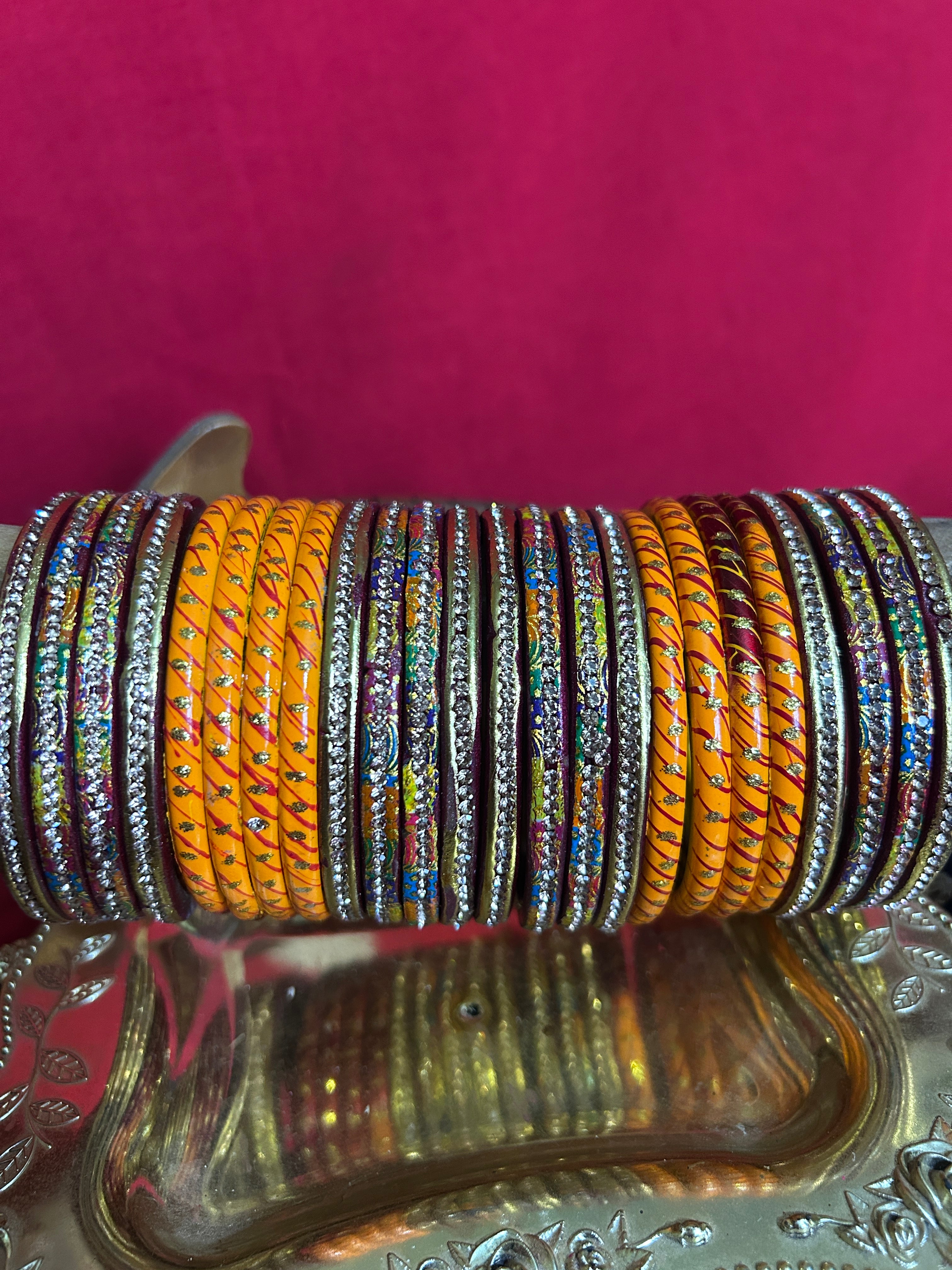 Multicolor Designer Lah Bangles Set