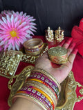 Multicolor Designer Bangles Set