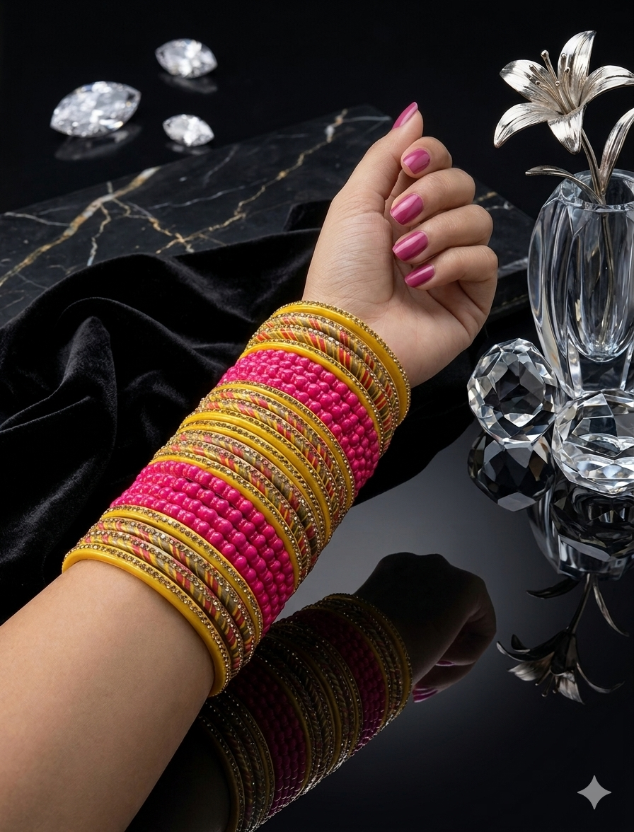 Multicolor Festive Bangle Set