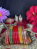 Multicolor Designer Bangles Set