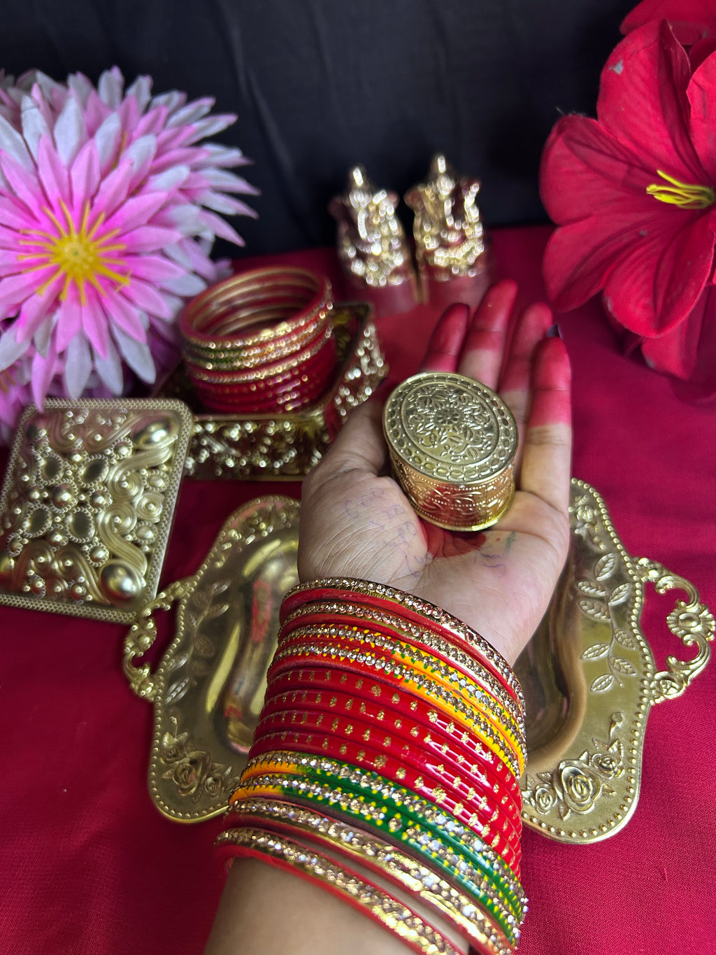 Multicolor Designer Bangles Set