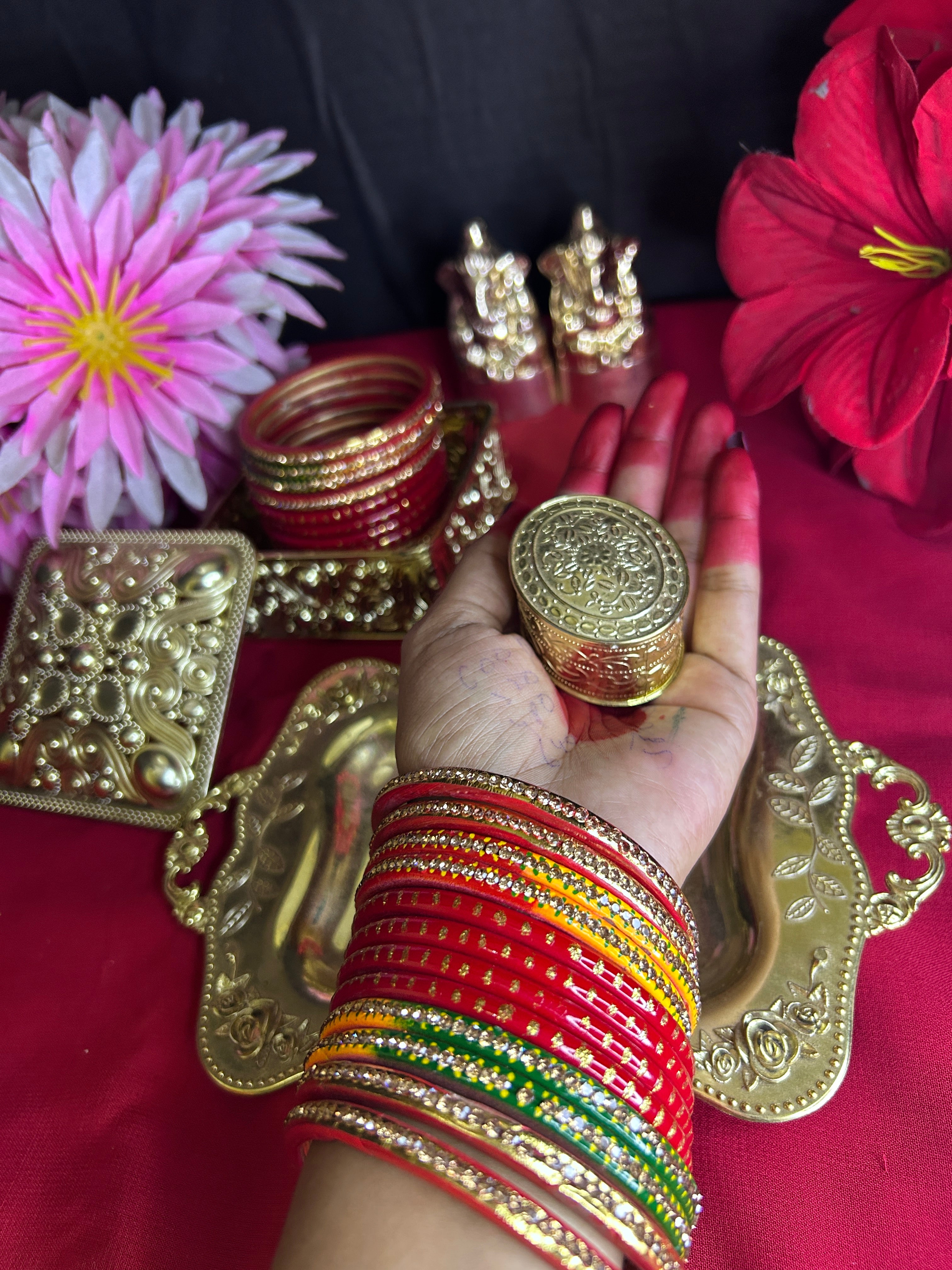 Multicolor Designer Bangles Set