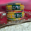 Multicolor Designer Lah Bangles Set