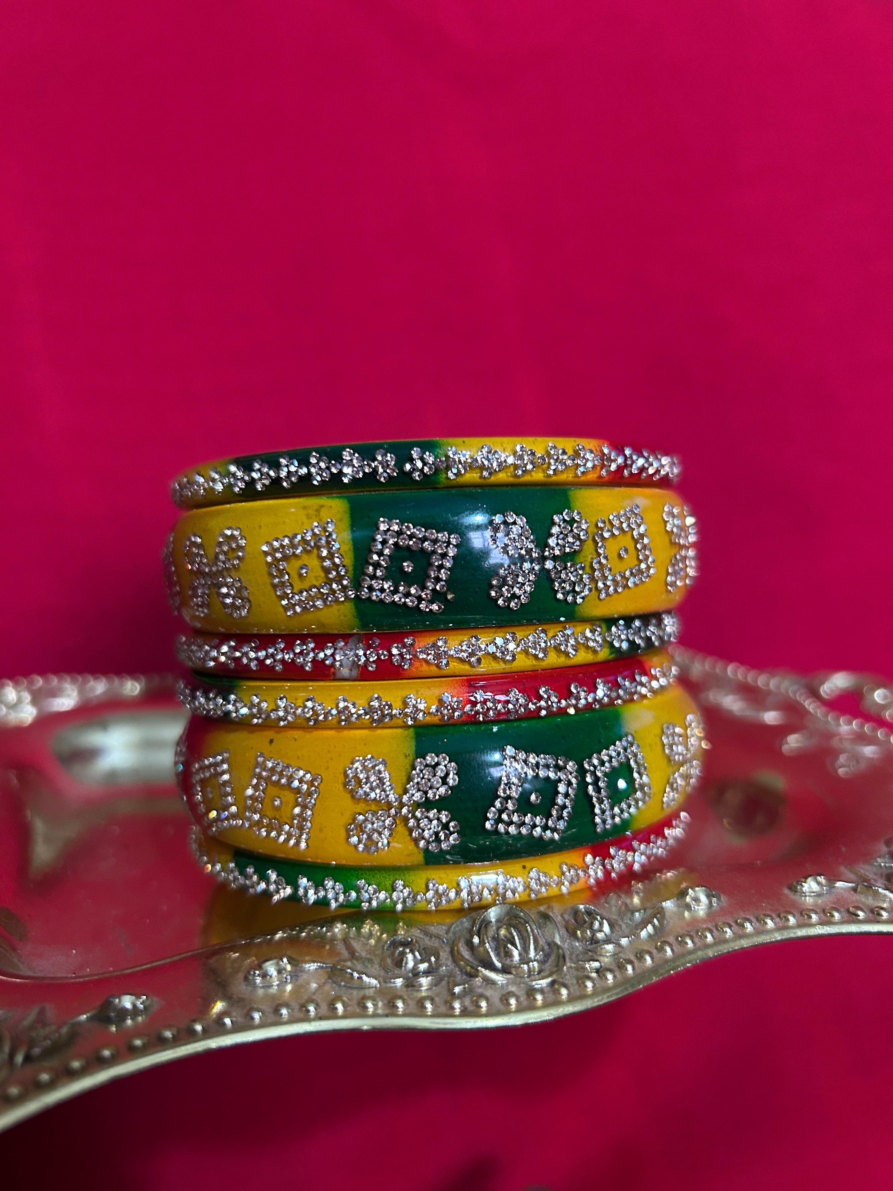 Multicolor Designer Lah Bangles Set
