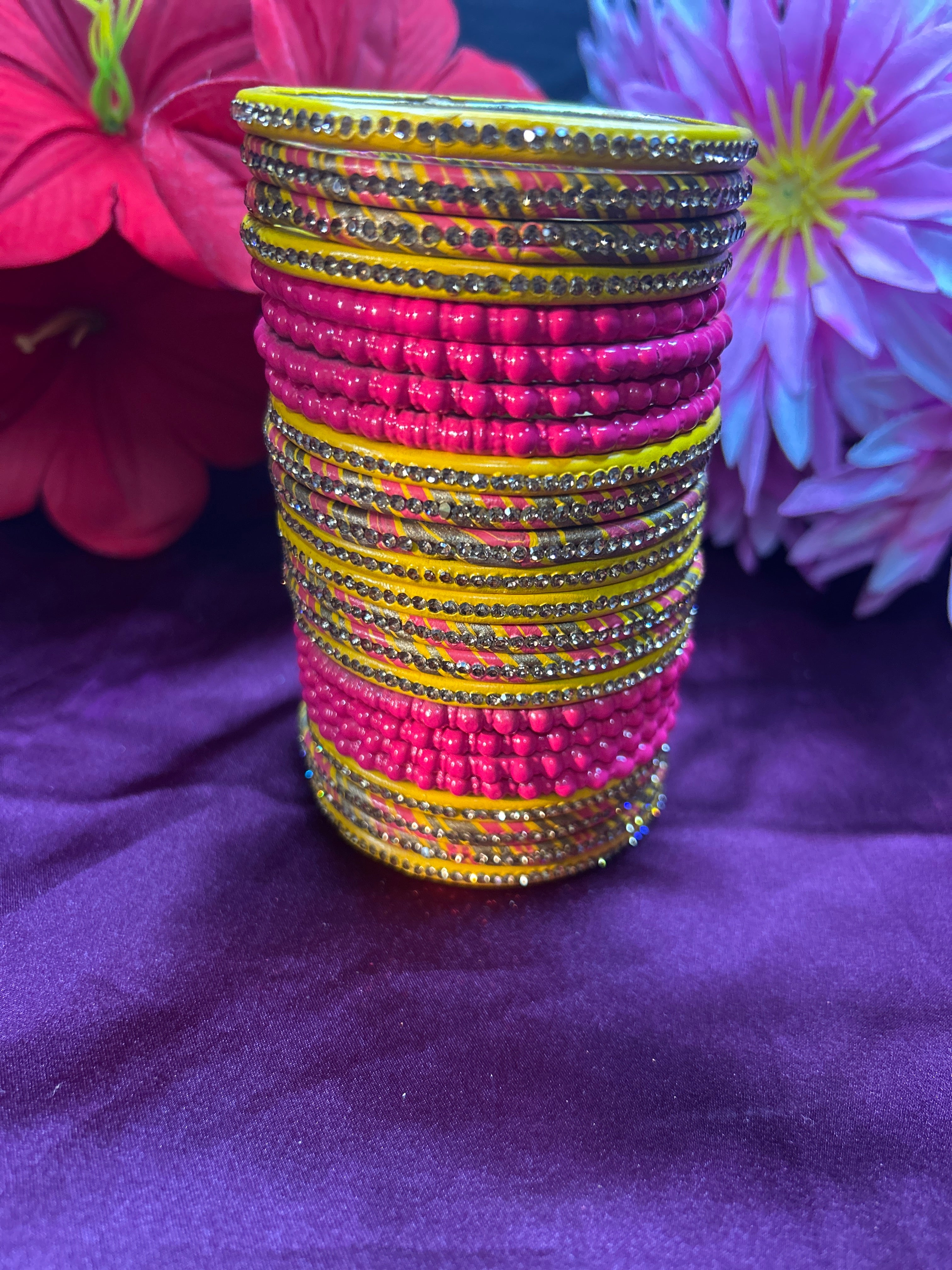 Multicolor Festive Bangle Set