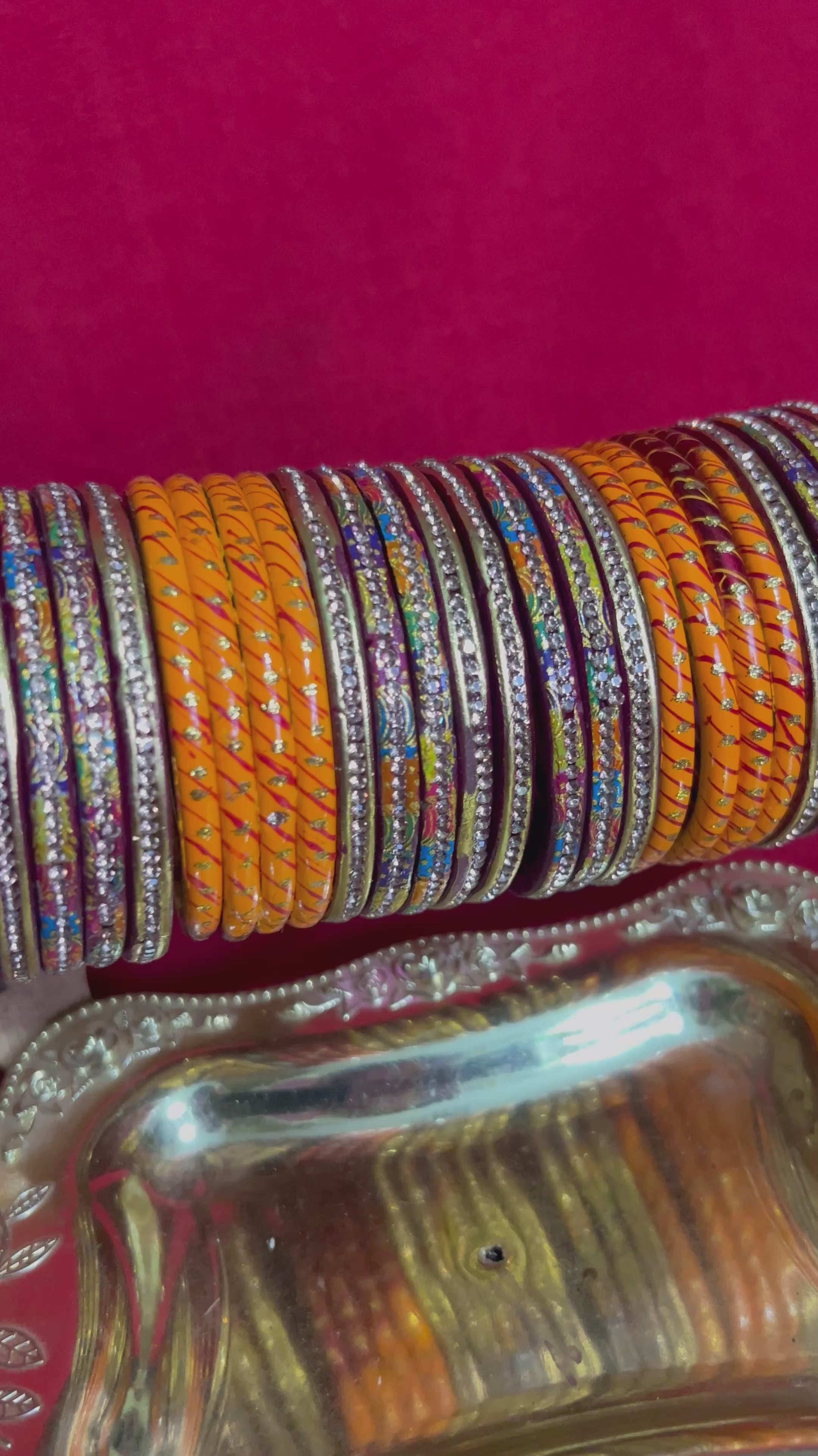 Multicolor Designer Lah Bangles Set