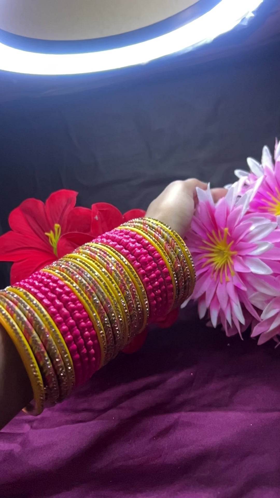 Multicolor Festive Bangle Set