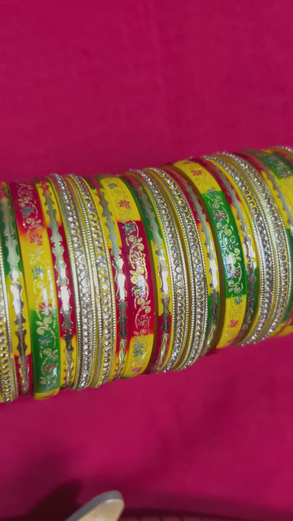 Multicolor Designer Lah Bangles Set