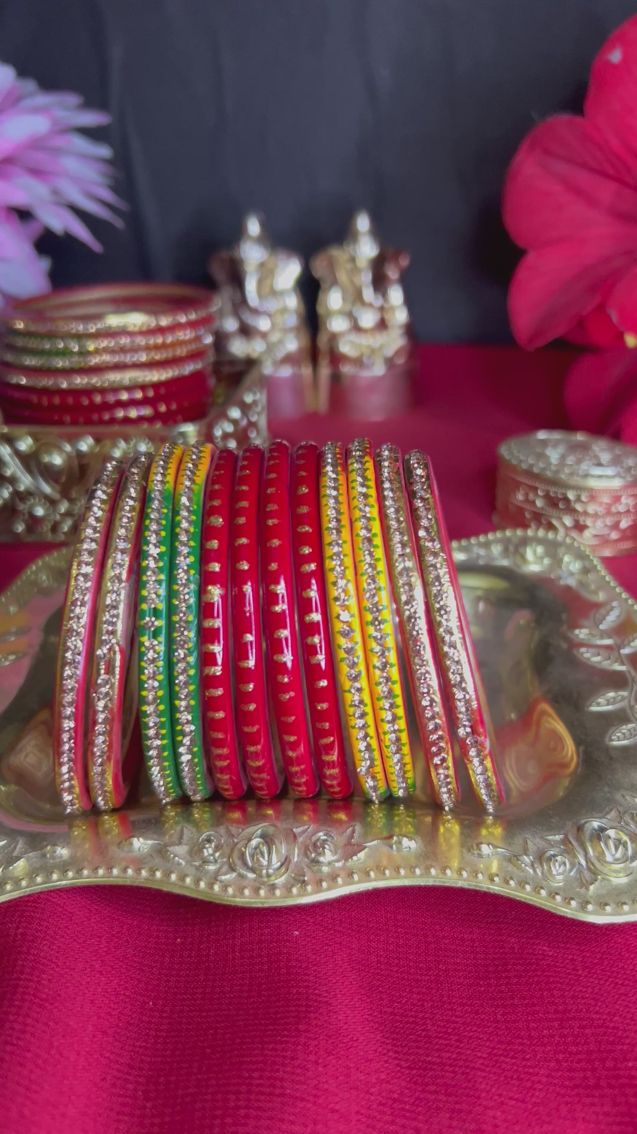 Multicolor Designer Bangles Set