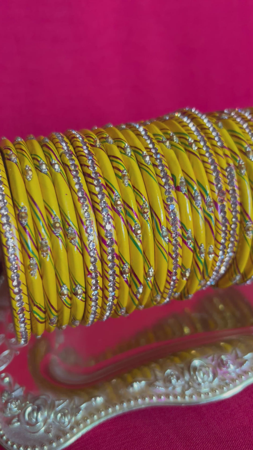 Designer Traditional Yellow Lah Kada Set