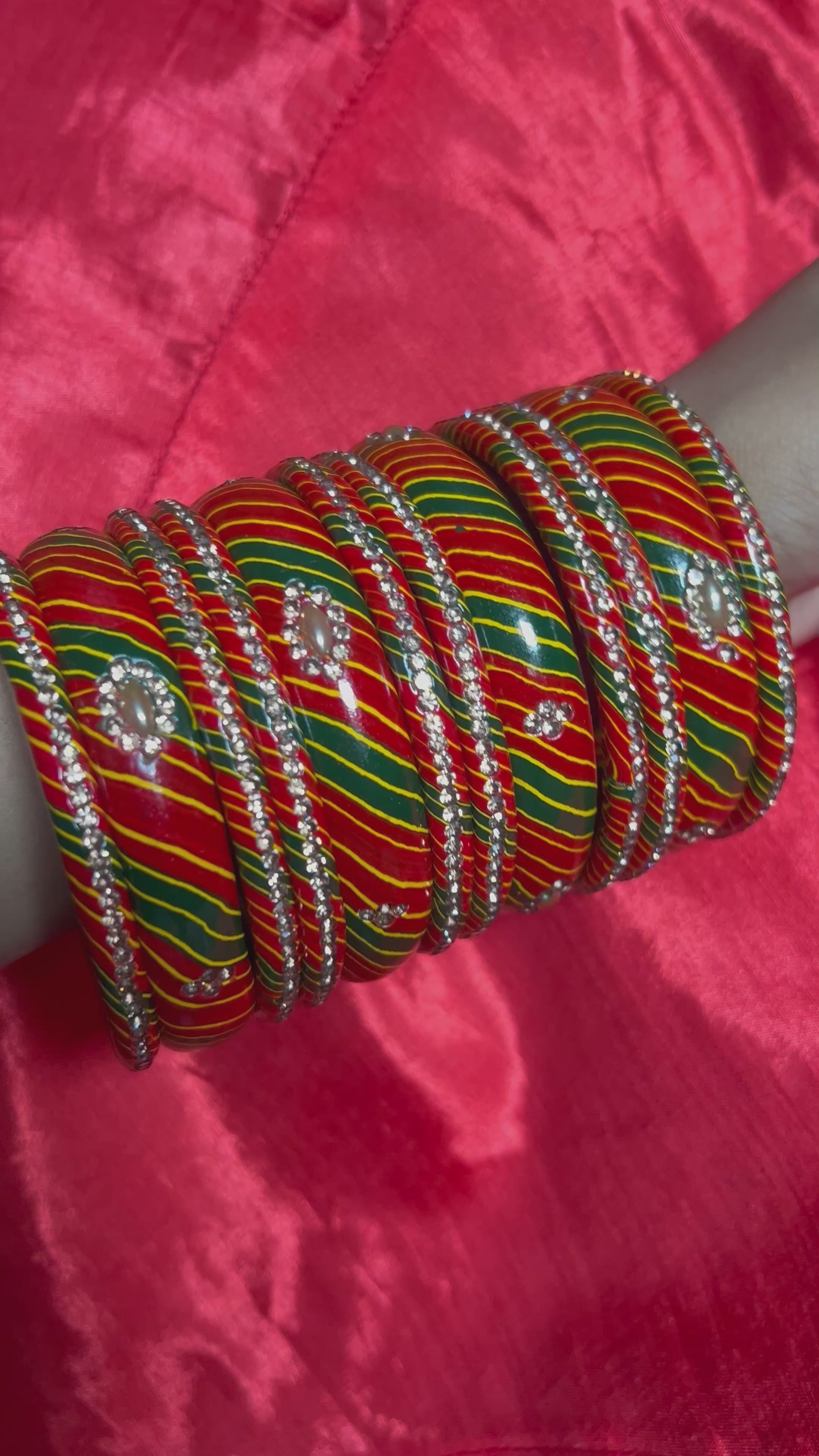Multicolor Designer Lah Bangles Set